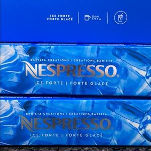 4 boxes ice forte Nespresso vertuo pods